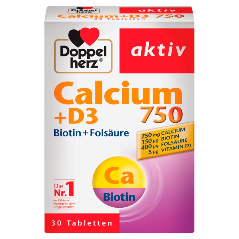 Doppelherz Calcium 750 + D3 30 Stück